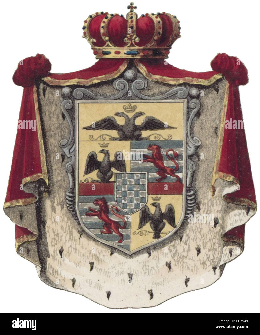 83 Stemma della famiglia Pico della Mirandola Stock Photo Alamy