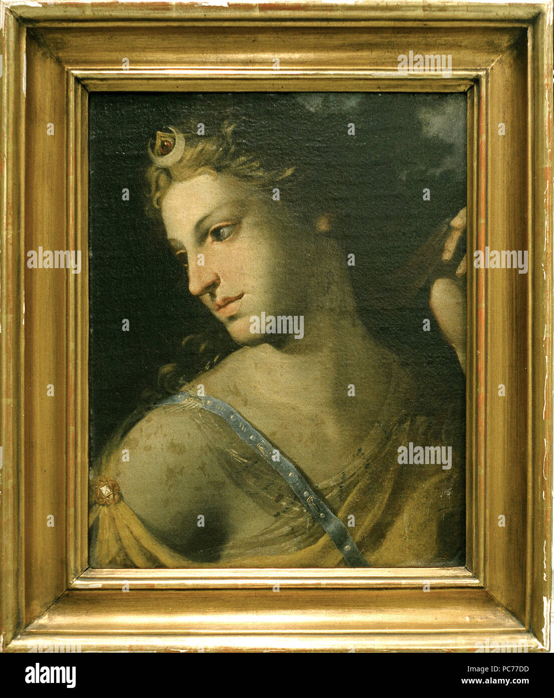 NM KM 1110 Giulio Romano: Diana Opd, 45 x 37 cm. 17 Diana - Nationalmuseum - 158052 Stock Photo