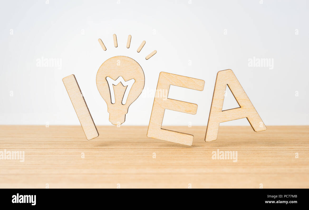 Business and design concept - wooden word 