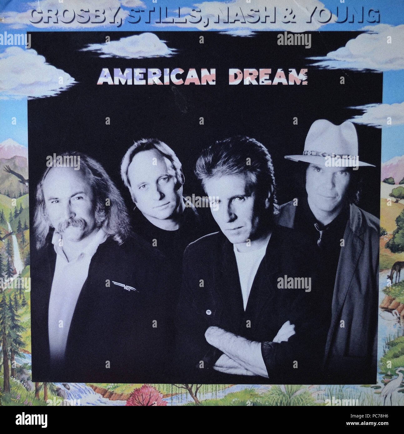 Crosby, Stills, Nash & Young - American Dream - Vintage vinyl album cover  Stock Photo - Alamy