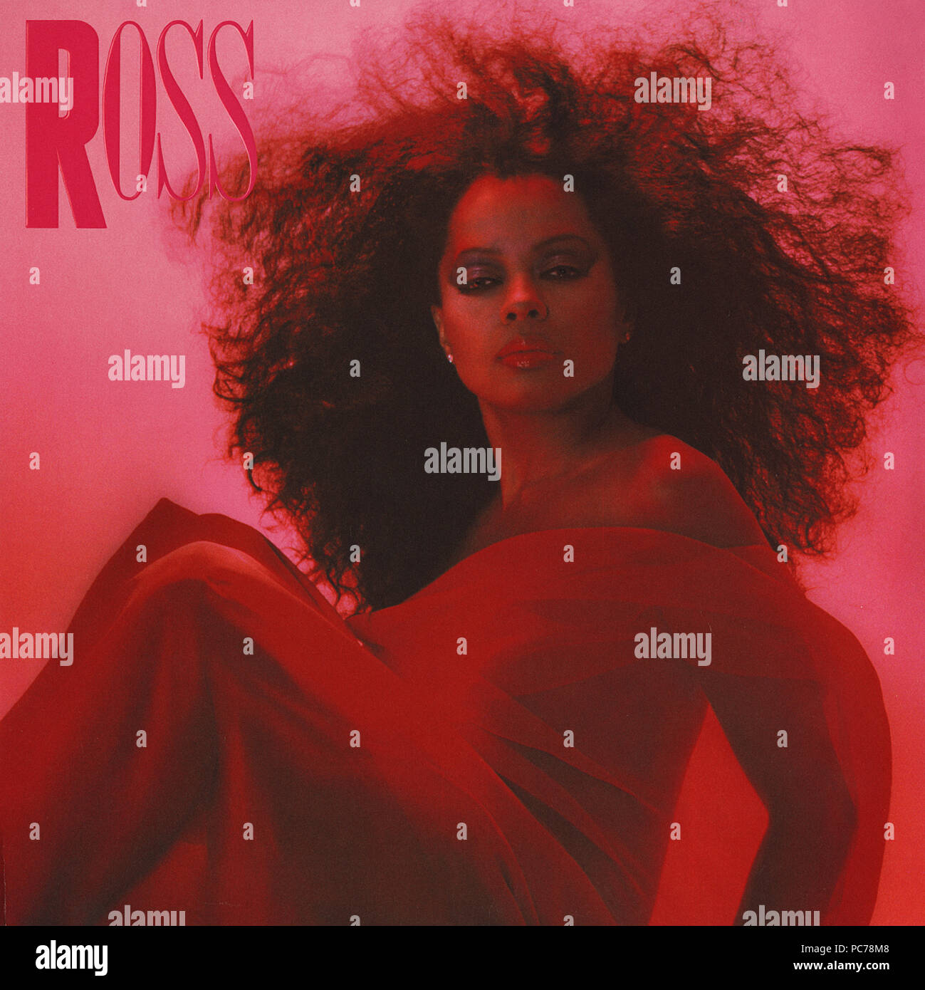 Diana Ross Ross vintage vinyl cover album (Front Stock Photo Alamy