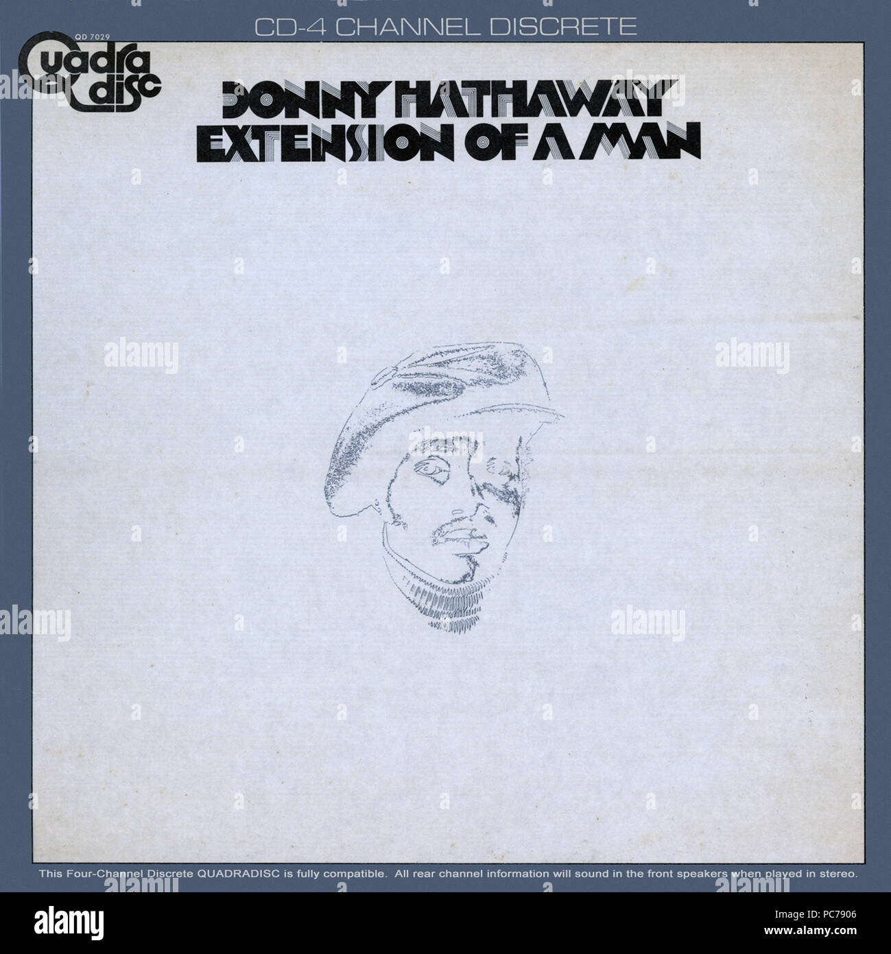 Donny Hathaway – Extension of a Man (Regular and Quad)  -  vintage vinyl cover album (Front) Stock Photo