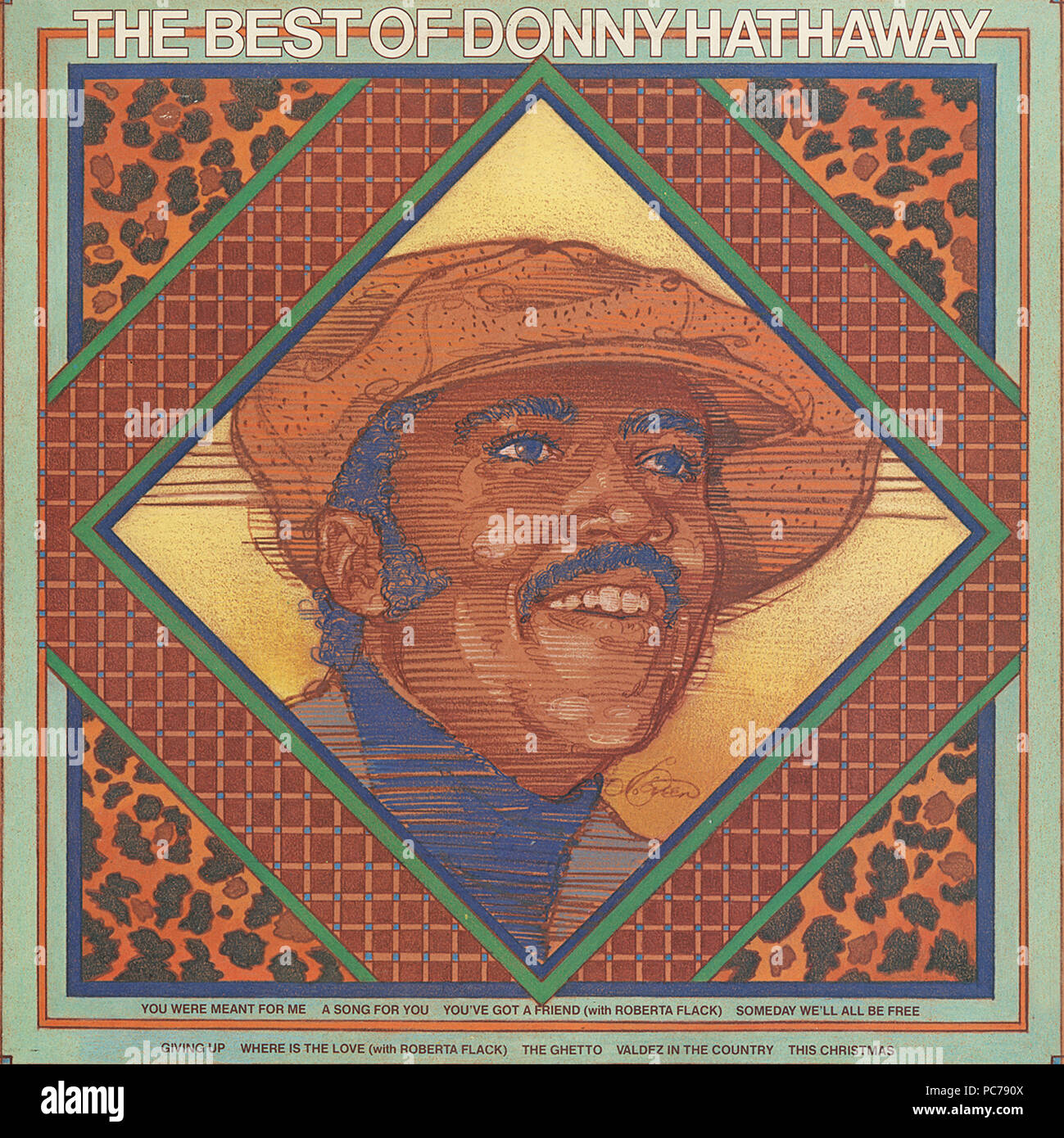 Donny Hathaway – The Best of Donny Hathaway  -  vintage vinyl cover album (Front) Stock Photo