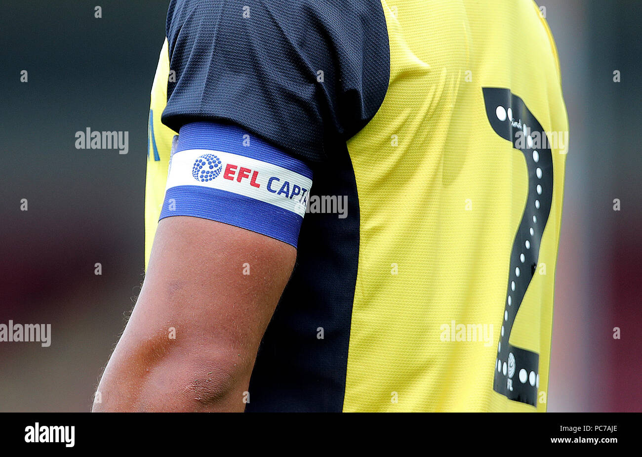 A view efl captains armband on arm hires stock photography and images