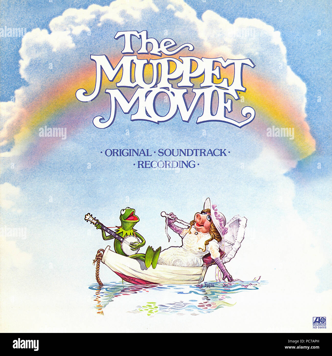 Muppet Movie – Original Motion Picture Soundtrack (U.S. & U.K.)  -  vintage vinyl cover album (Front) Stock Photo
