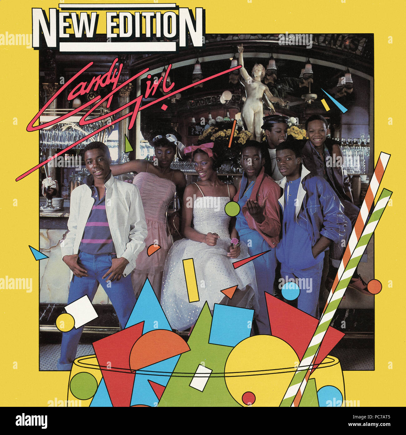New Edition Candy Girl (U.K. Press) vintage vinyl cover album
