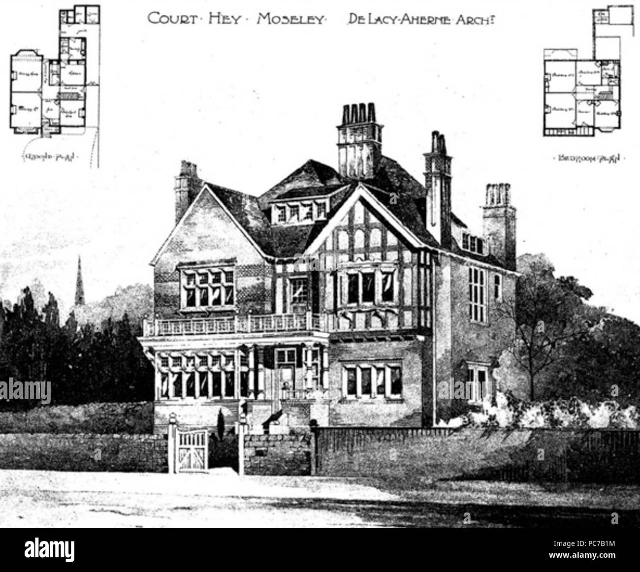 145 Court Hey, Moseley - William De Lacy Aherne Stock Photo