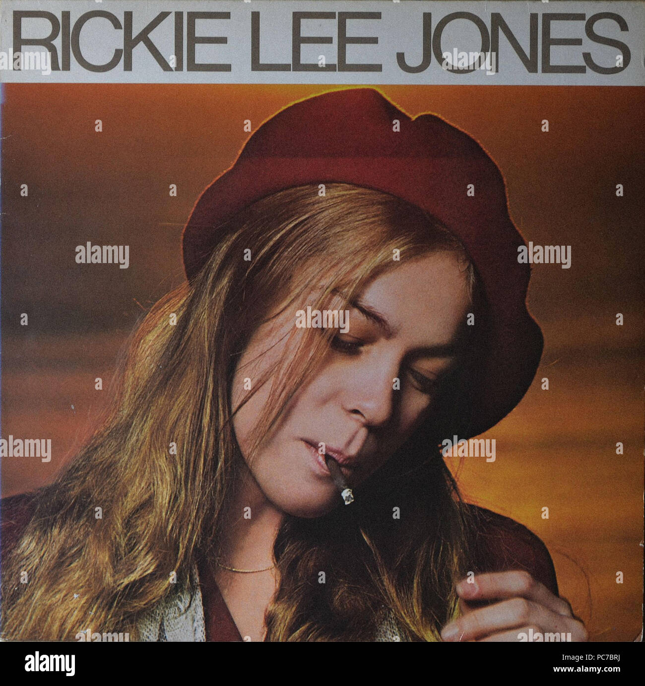 Rickie Lee Jones Rickie Lee Jones Vintage vinyl album cover Stock