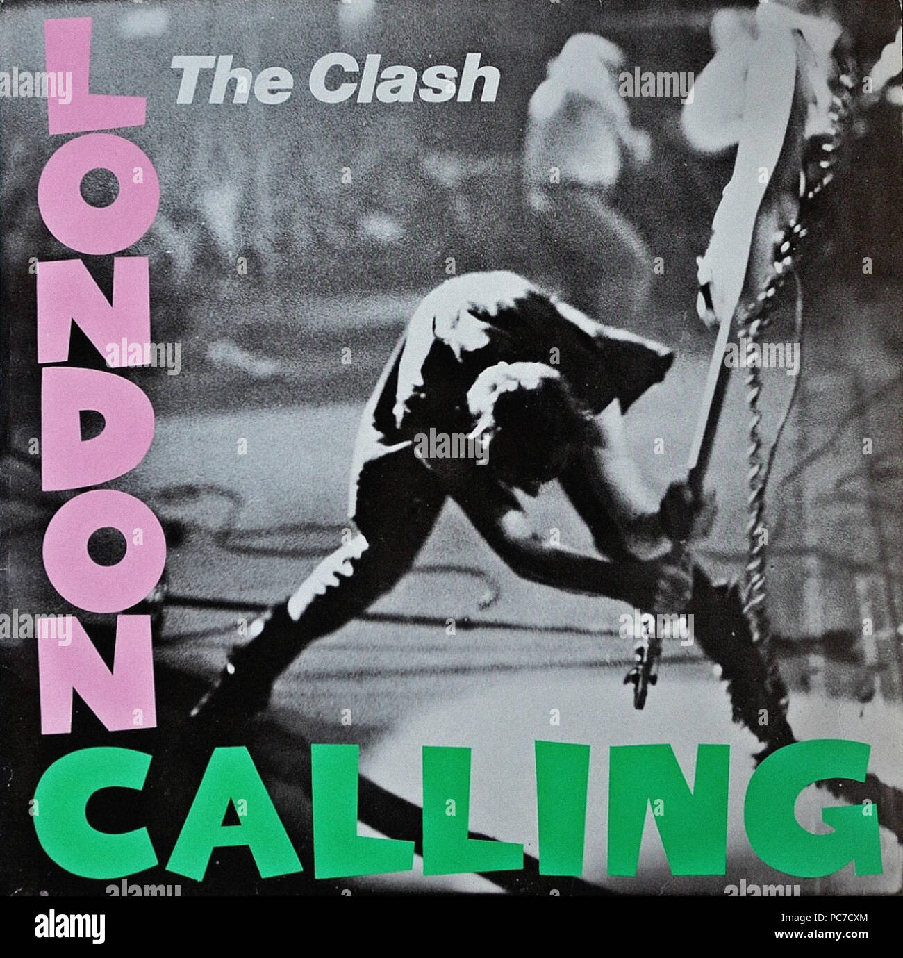 The Clash - London Calling - Vintage vinyl album cover Stock Photo - Alamy