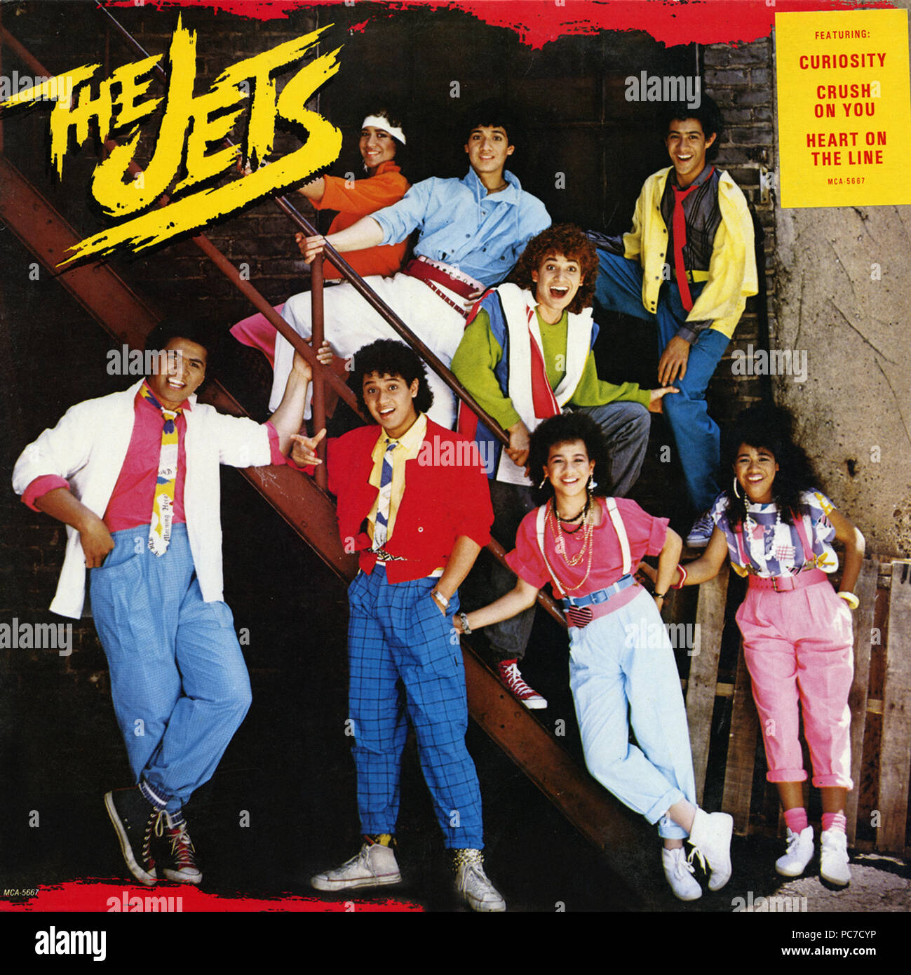 The Jets – The Jets - vintage vinyl cover album (Front Stock Photo