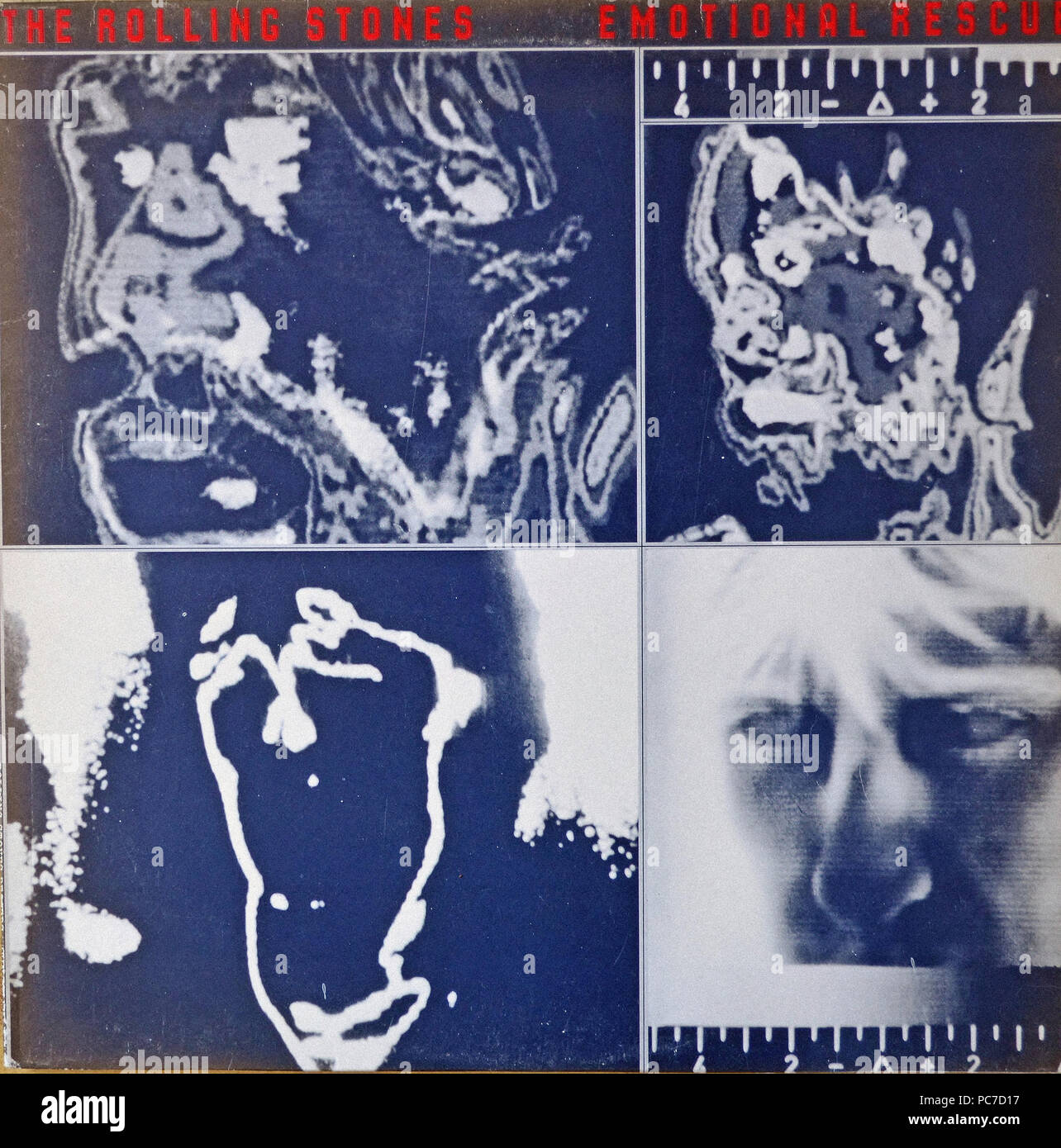 The Rolling Stones - Emotional Rescue - Vintage vinyl album cover Stock  Photo - Alamy