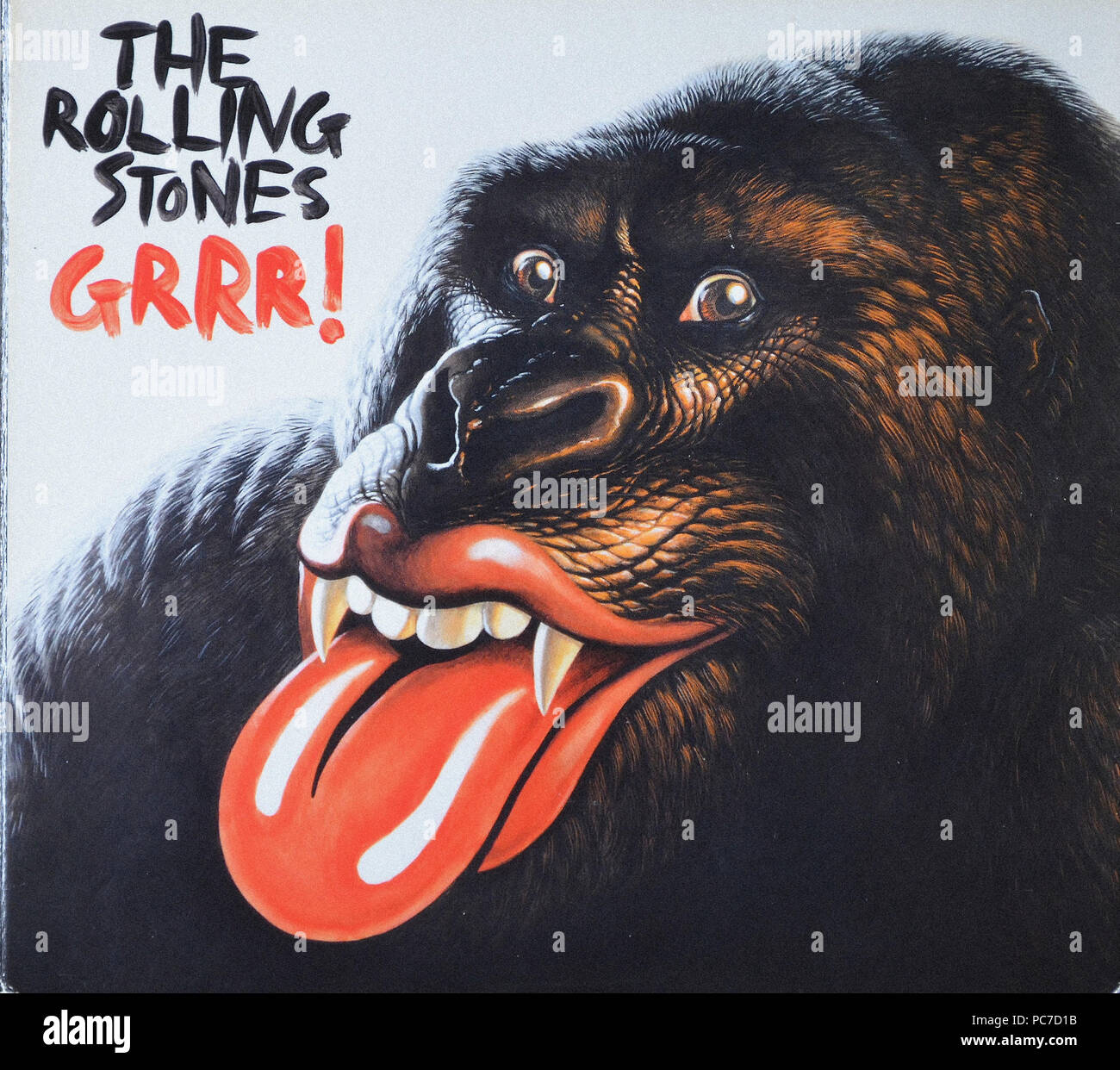 The Rolling Stones   -  Grrr!  -  Vintage vinyl album cover Stock Photo