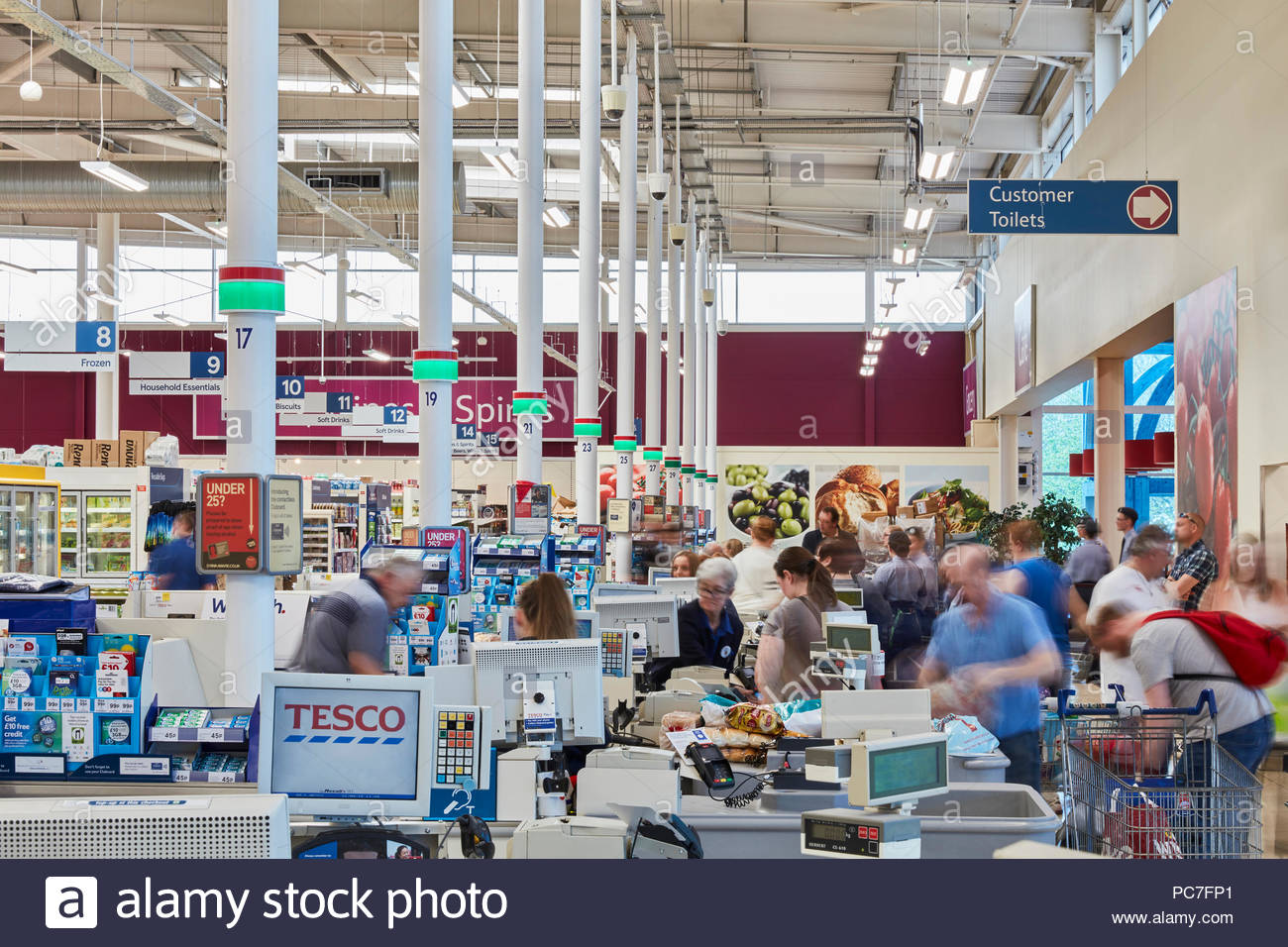 Tesco Cashier Stock Photos & Tesco Cashier Stock Images Alamy