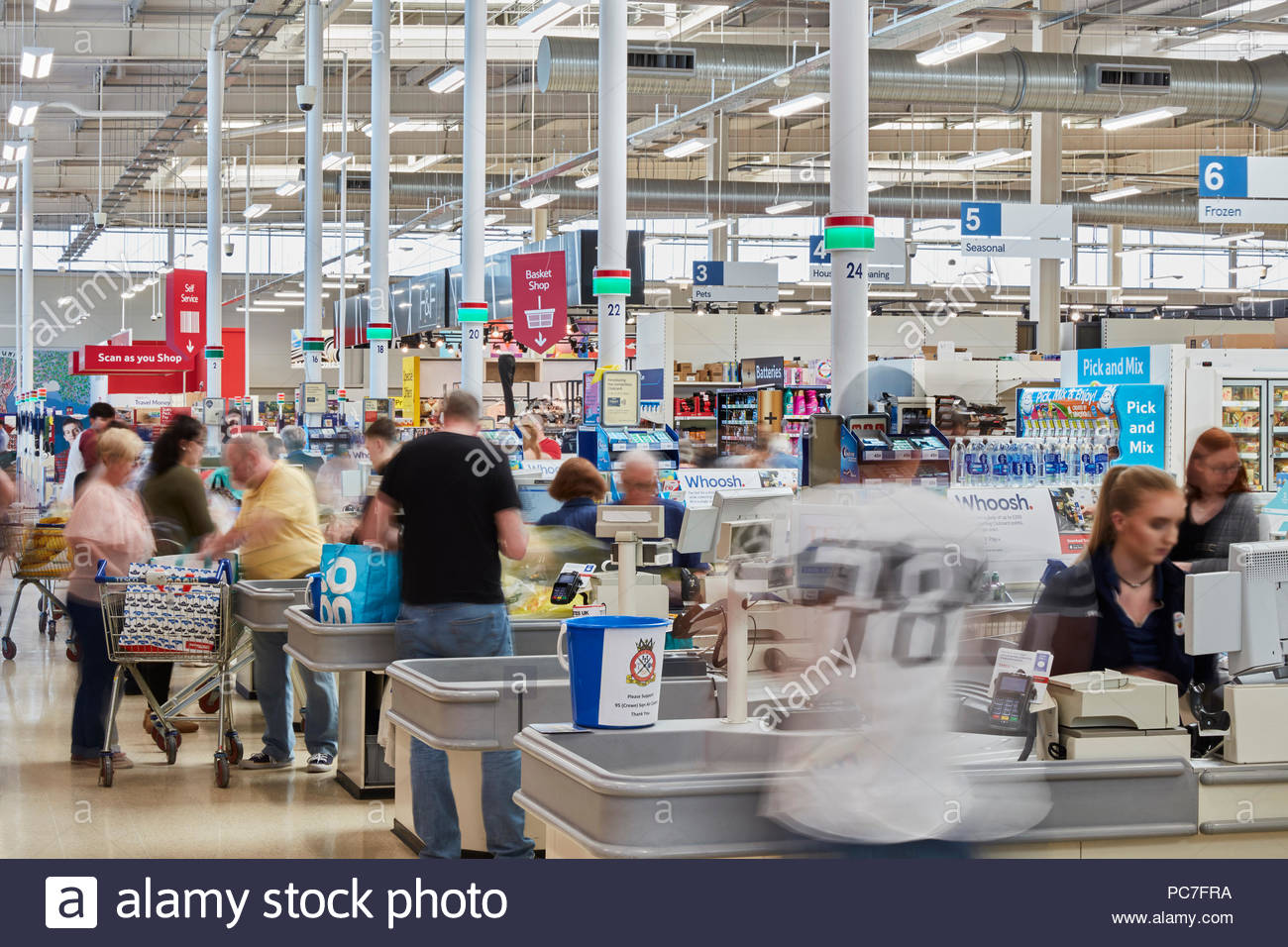 Tesco Cashier Stock Photos & Tesco Cashier Stock Images Alamy