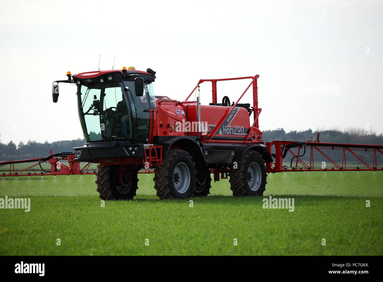SAM Horizon 5500 Self Propelled Crop Sprayer. Sands Sprayer Stock Photo