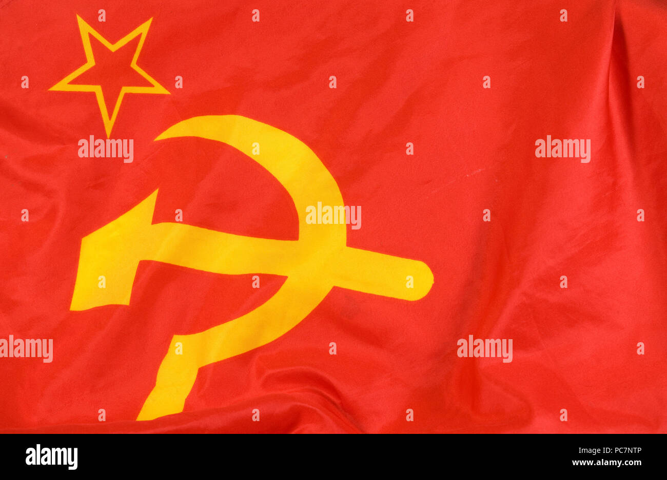 USSR Flag Stock Photo