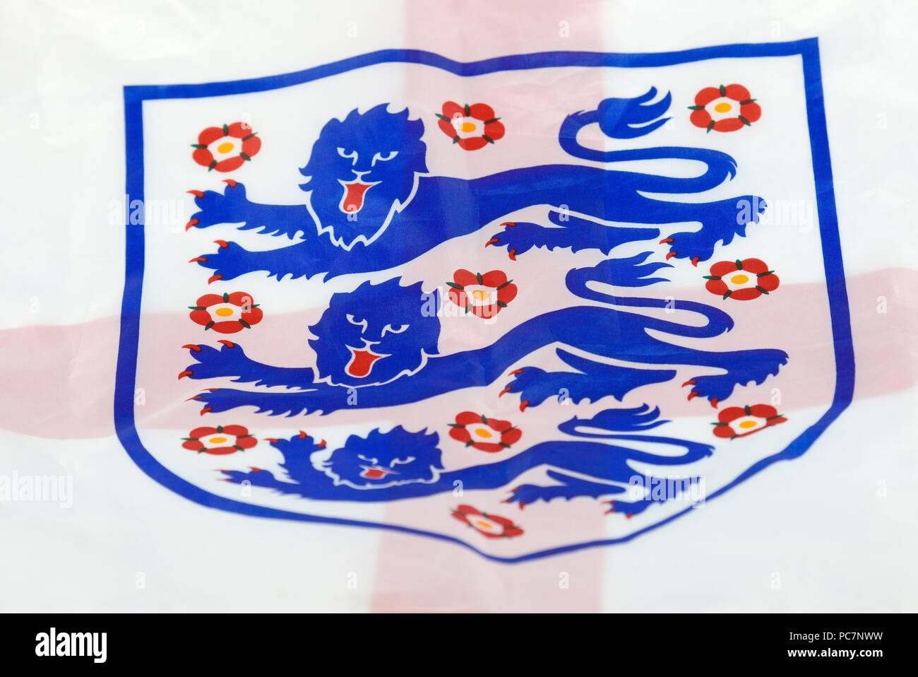 England national football team logo Stock Photo