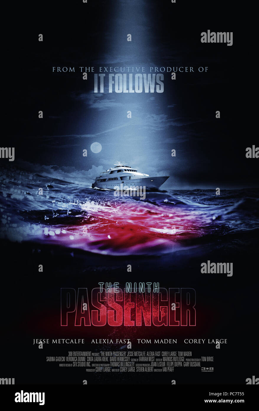 THE NINTH PASSENGER, poster, 2018. © Grindstone Entertainment Group /Courtesy Everett Collection