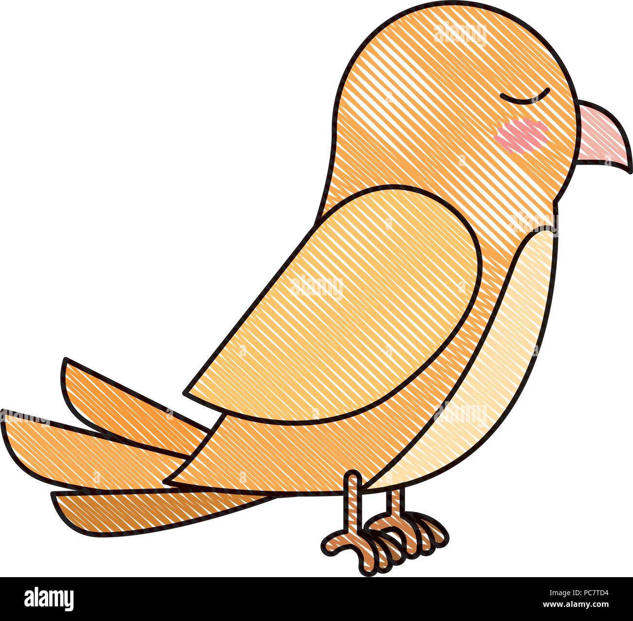 cute bird isolated icon Stock Vector Image & Art - Alamy