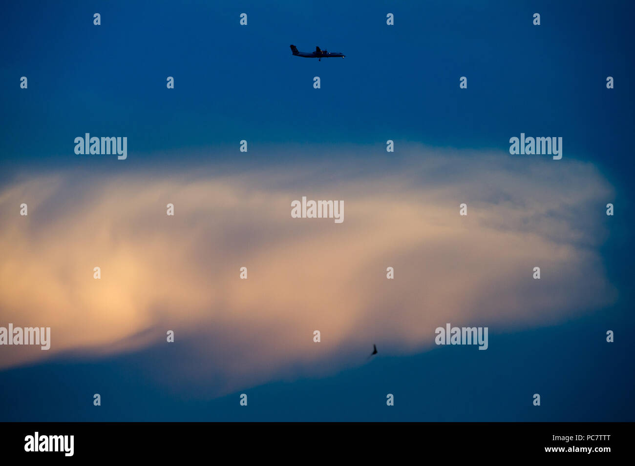 Cumulonimbus cloud in Gdansk, Poland. July 28th 2018 © Wojciech Strozyk / Alamy Stock Photo *** Local Caption *** Stock Photo