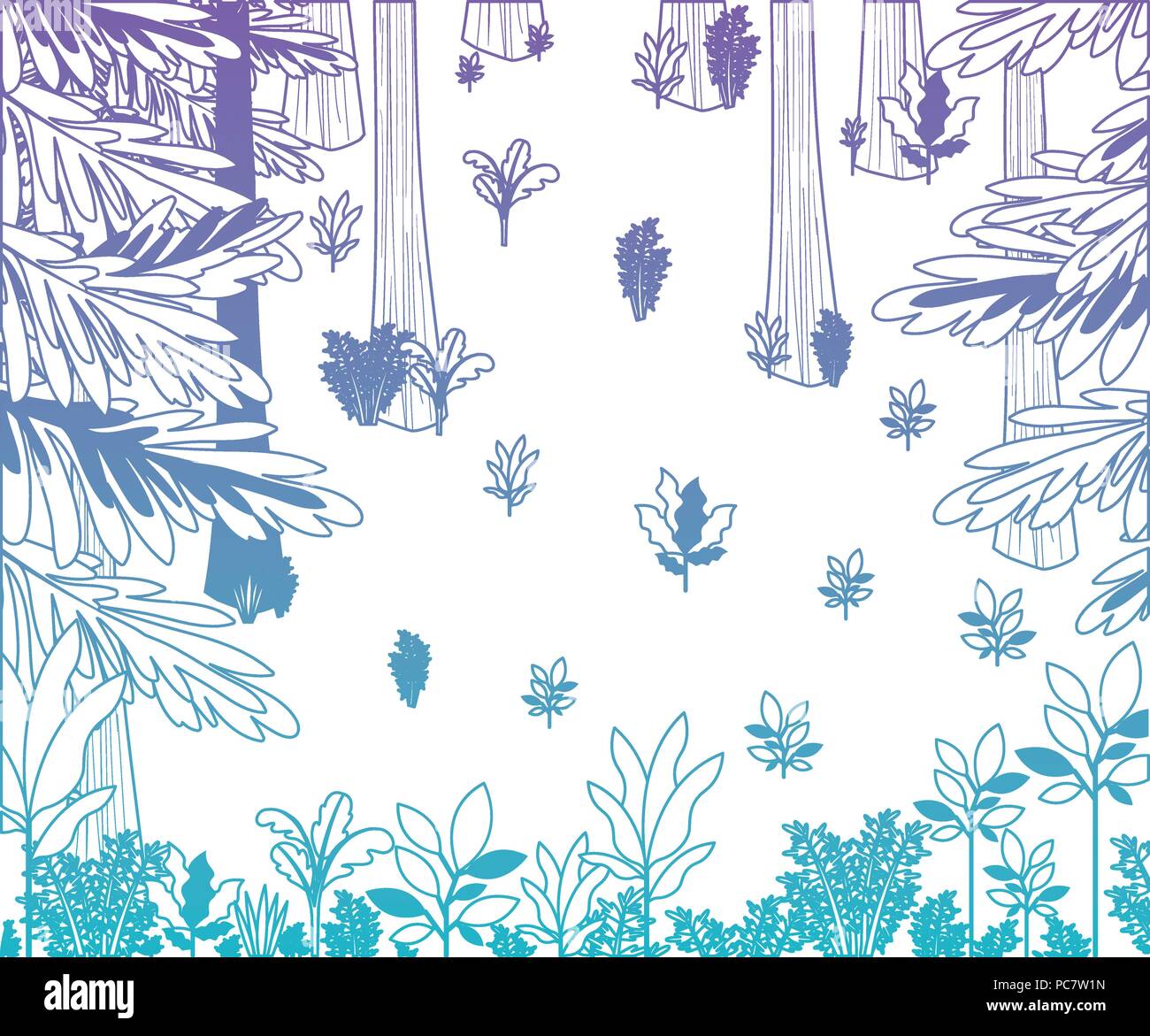 jungle scene pattern background Stock Vector Image & Art Alamy