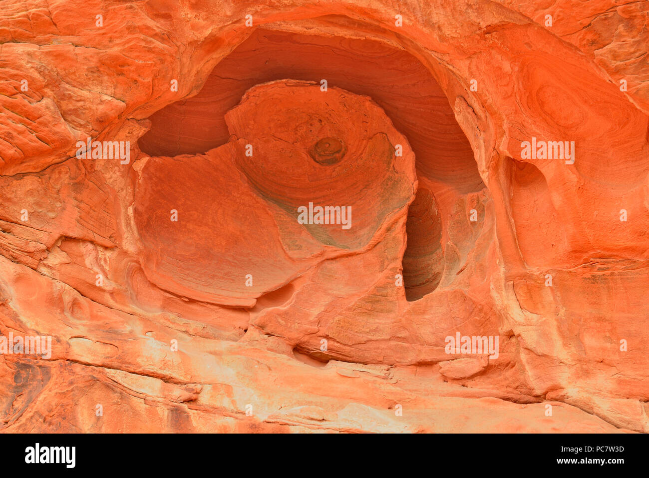 Weathered Red Rocks Weathered red rock formations in the desert, Valley of Fire State Park ...
