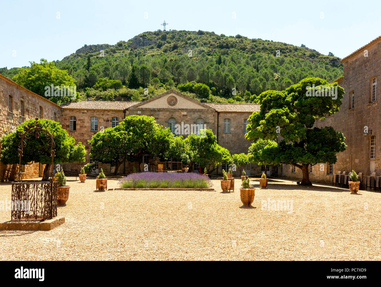 The courtyard also called Louis XIV courtyard, Abbaye SainteMarie de