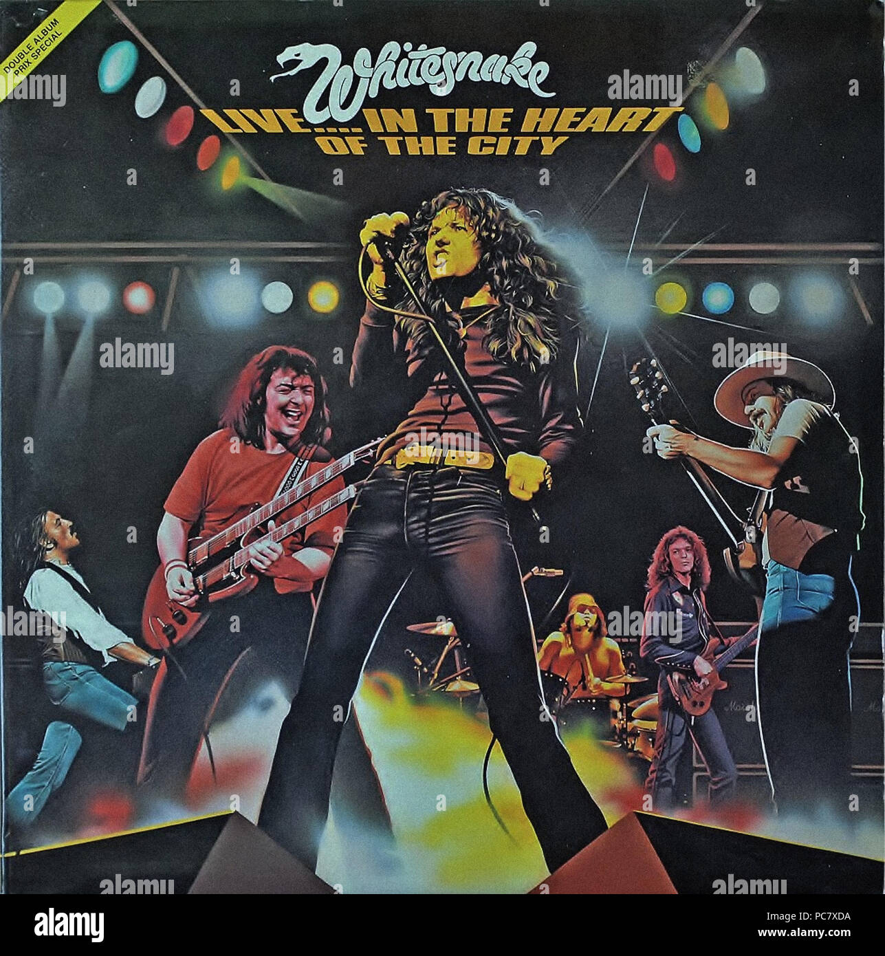 Whitesnake - LiveIn The Heart Of The City - Vintage vinyl album