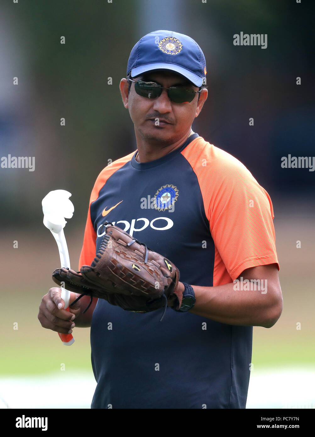 India's batting coach Sanjay Bangar Stock Photo Alamy