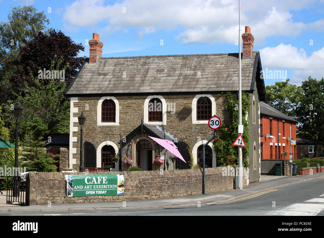 Exterior view of Garstang Arts Centre in the old Grammar School ...