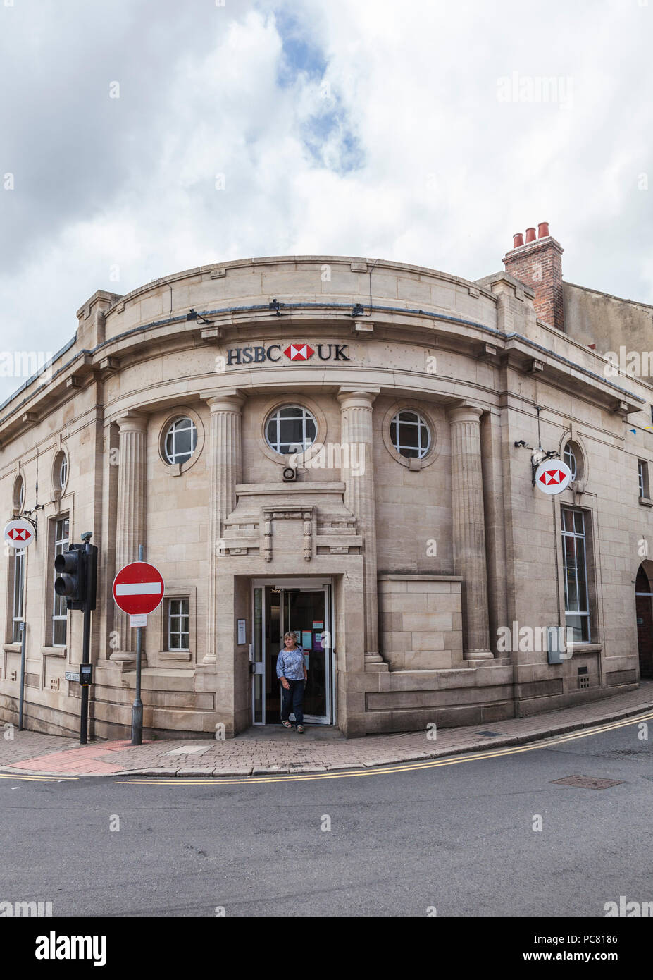 HSBC Bank in Ripon,North Yorkshire, England,UK Stock Photo