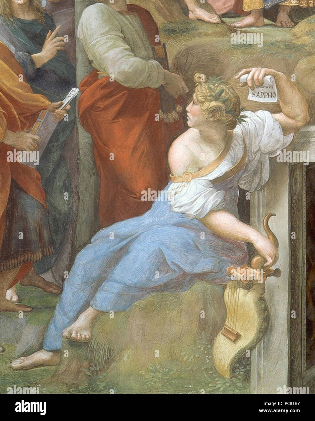 Sappho fresco hi-res stock photography and images - Alamy