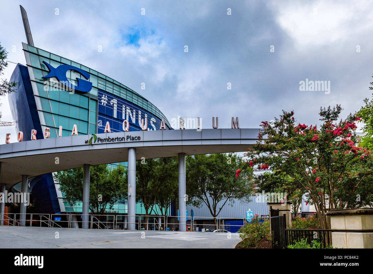 Georgia Aquarium in Atlanta, Ga. Stock Photo