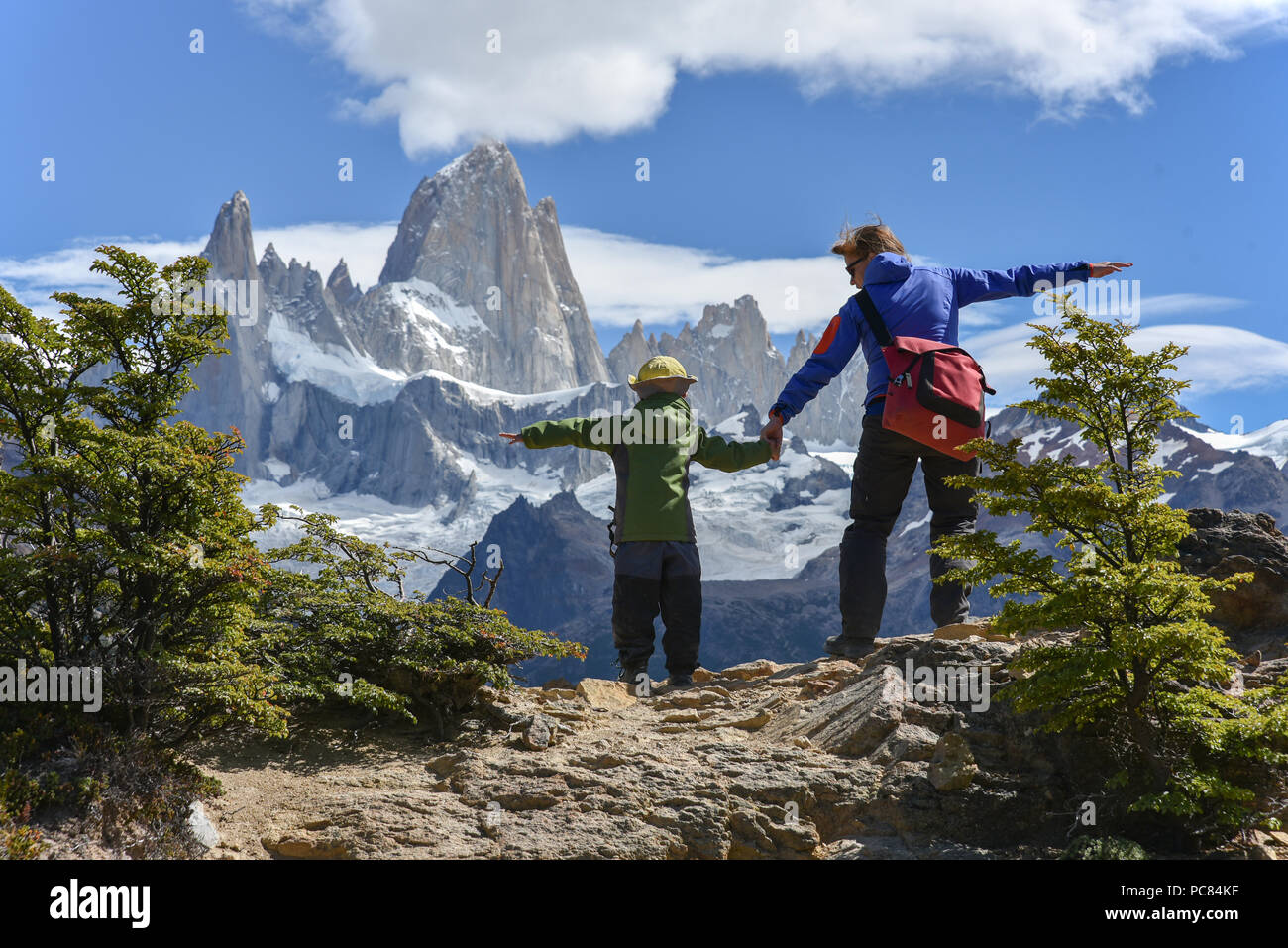 El chalten argentina woman hi-res stock photography and images - Alamy