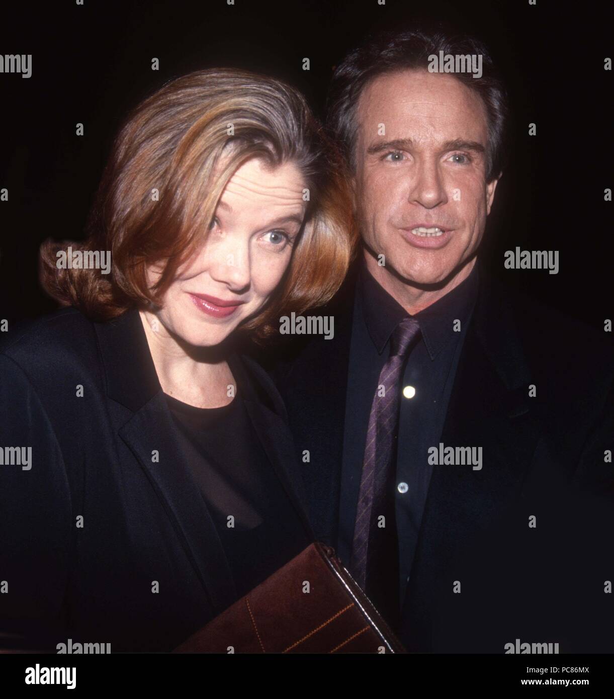 Annette Bening and Warren Beatty 1992 Photo By John Barrett/PHOTOlink.net  /MediaPunch Stock Photo - Alamy