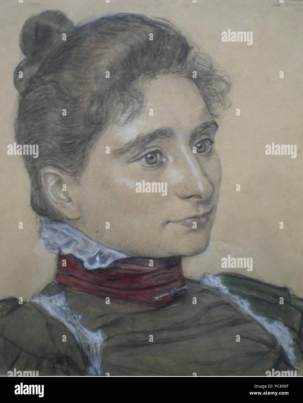 498 Portret van Meta Cohen Gosschalk Stock Photo