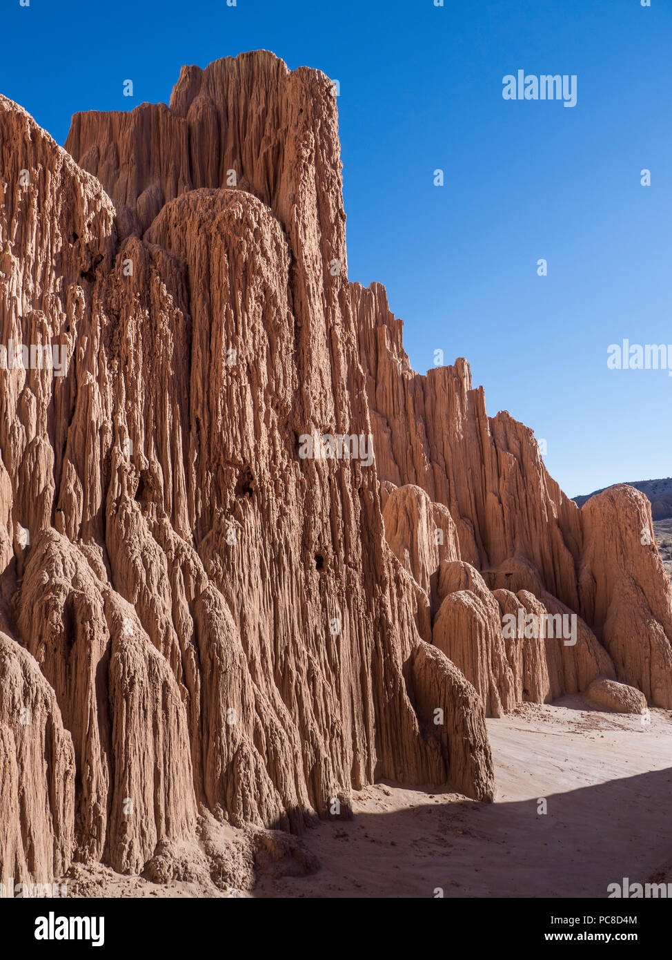 Cathedral Gorge State Park, Panaca, Nevada. Stock Photo