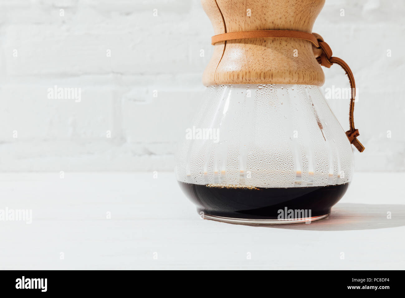 chemex with filter cone Stock Photo 