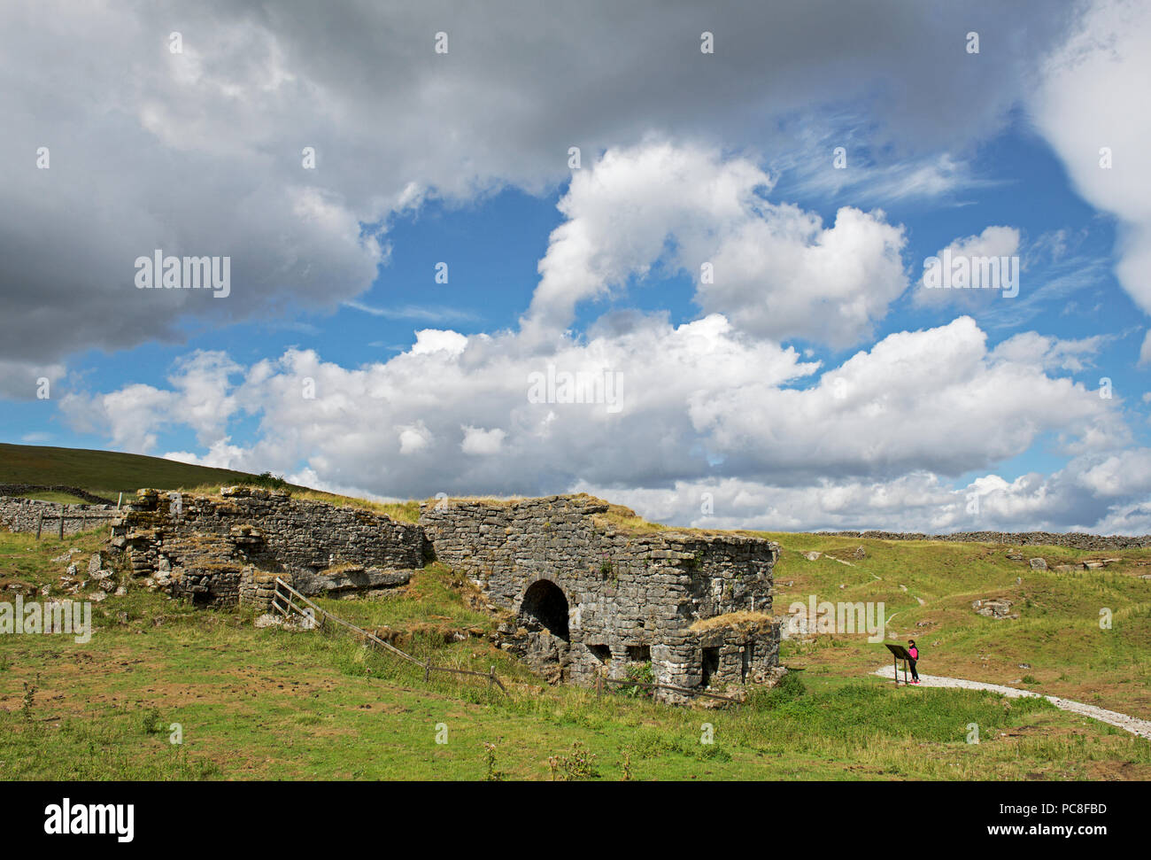 Toft Gate Lime Kiln, Greenhow Hill, North Yorkshire, England UK Stock ...