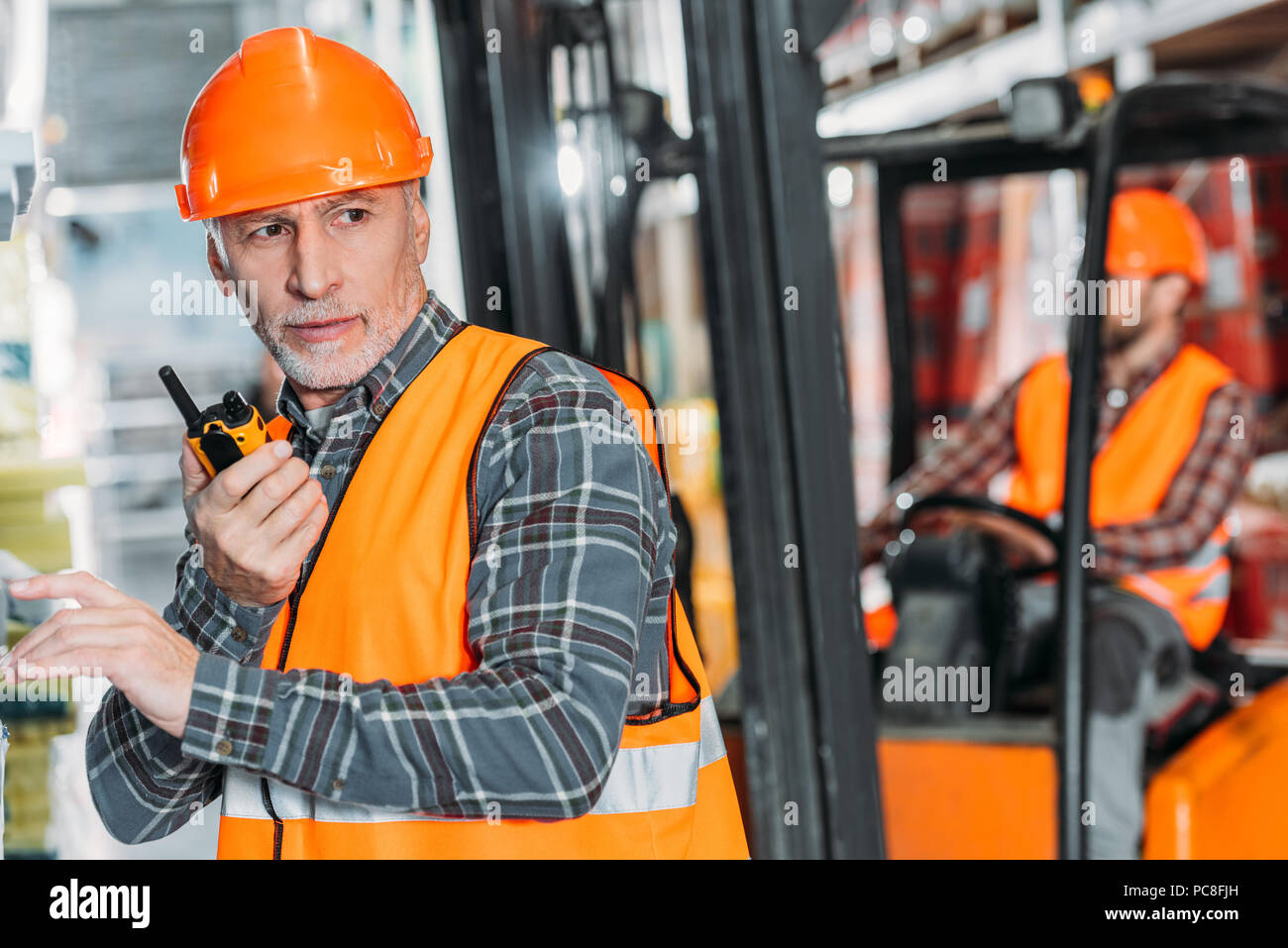 Forklift stackers hi-res stock photography and images - Alamy