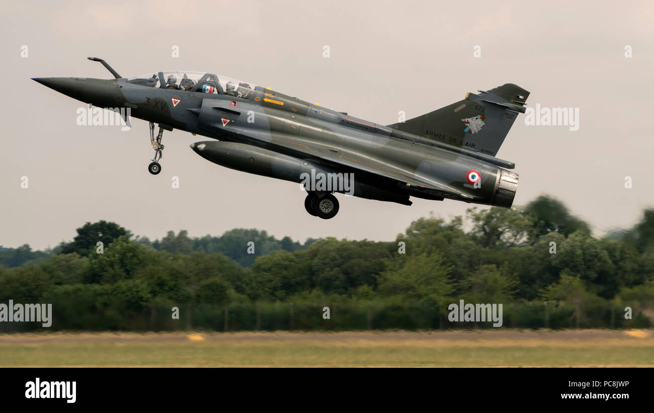 Dassault Mirage 2000D, Couteau Delta, French Air Force, Stock Photo
