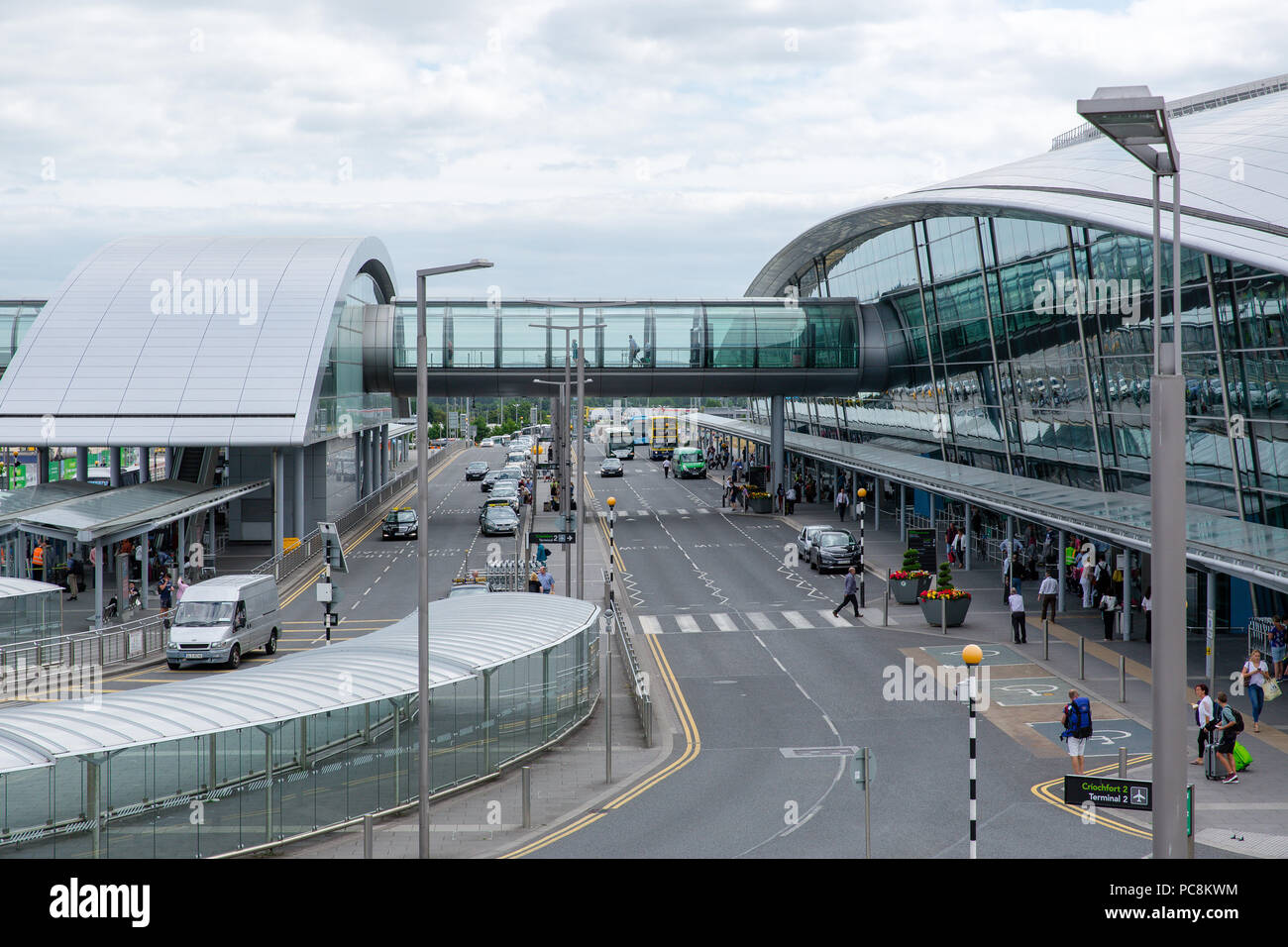 Terminal two at Dublin International Airport, Ireland. Stock Photo