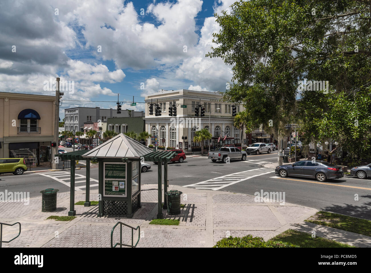 Mount Dora Florida City Streets Stock Photo Alamy