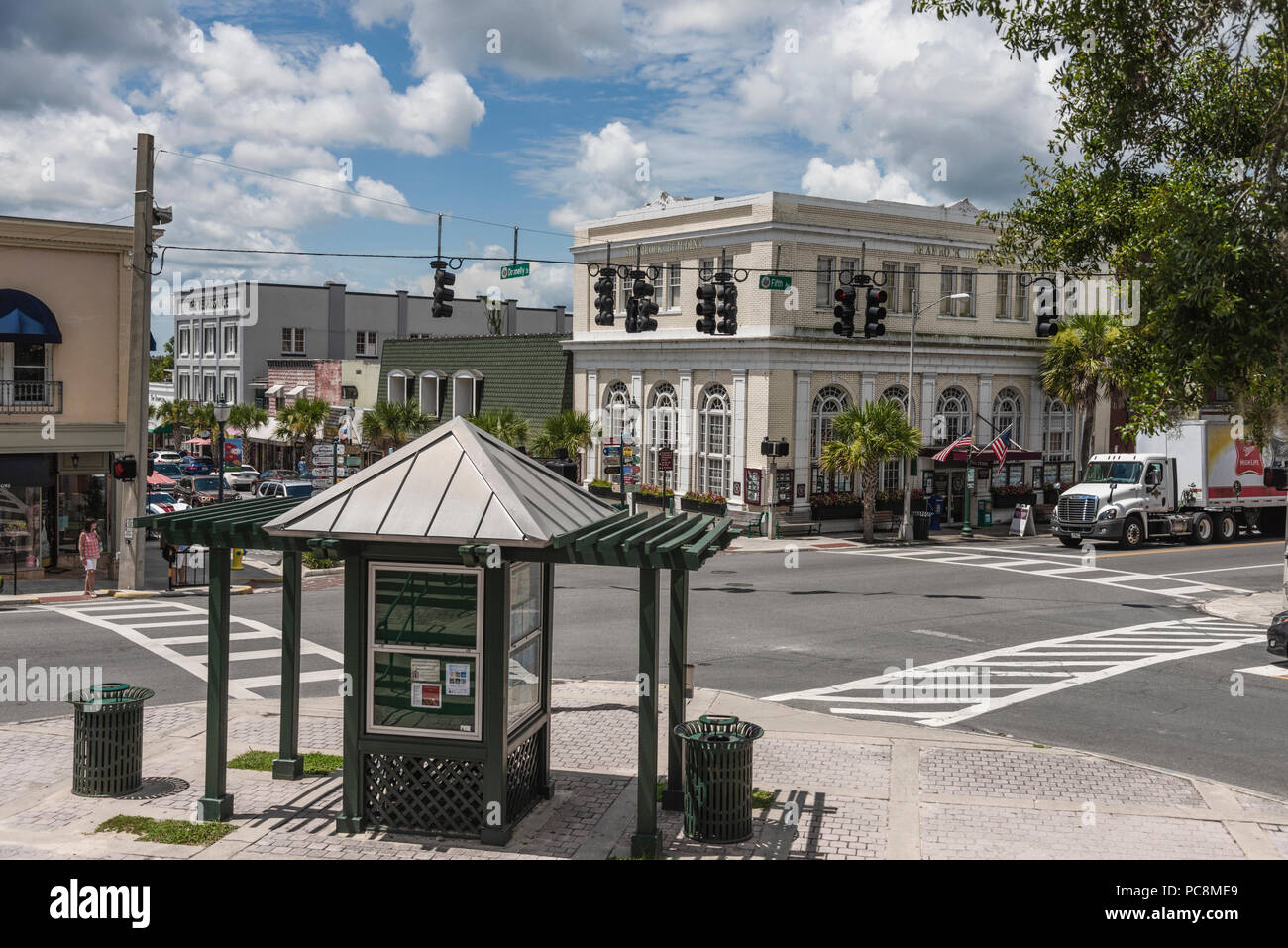 Mount Dora Florida City Streets Stock Photo Alamy