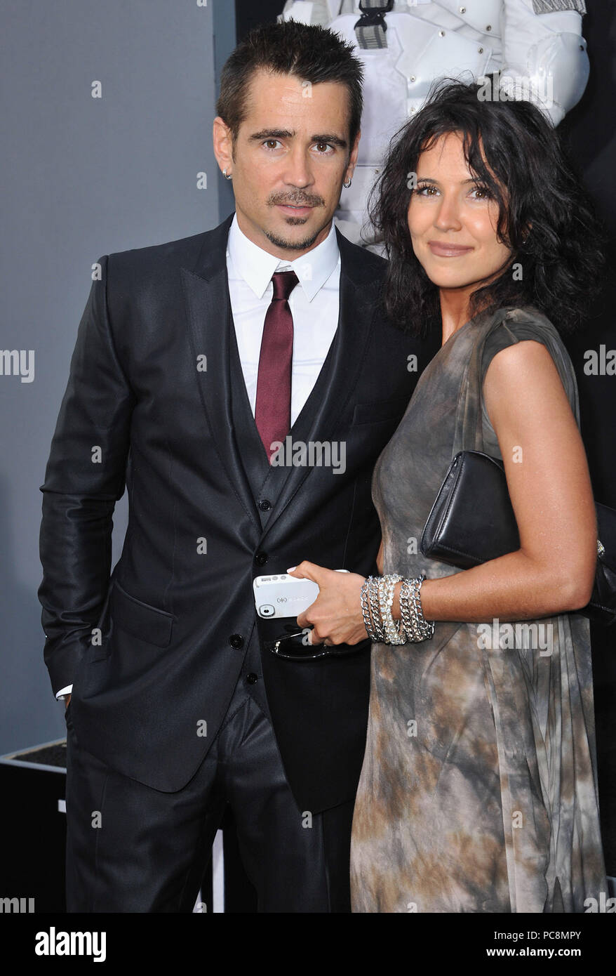 Colin farrell and sister _42 red carpet event hi-res stock photography