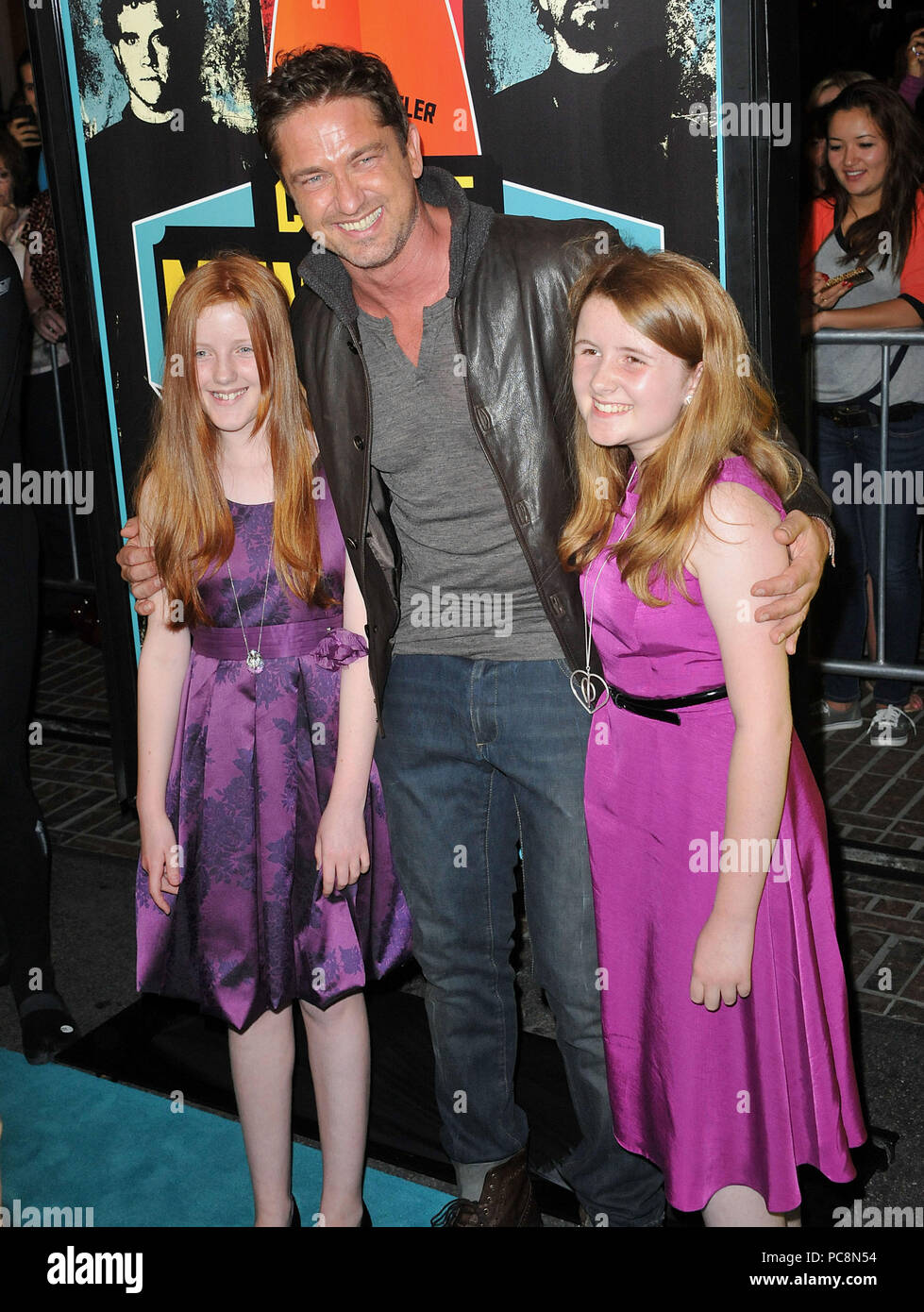 Gerard butler with his nieces _75 red carpet event hires stock photography and images Alamy Gerard butler with his nieces _75 red carpet event hires stock photography and images Alamy