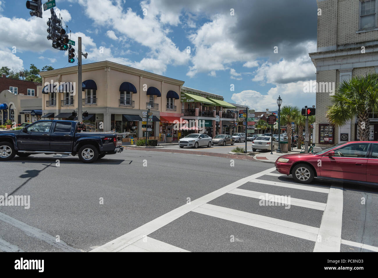 Mount Dora Florida City Streets Stock Photo Alamy