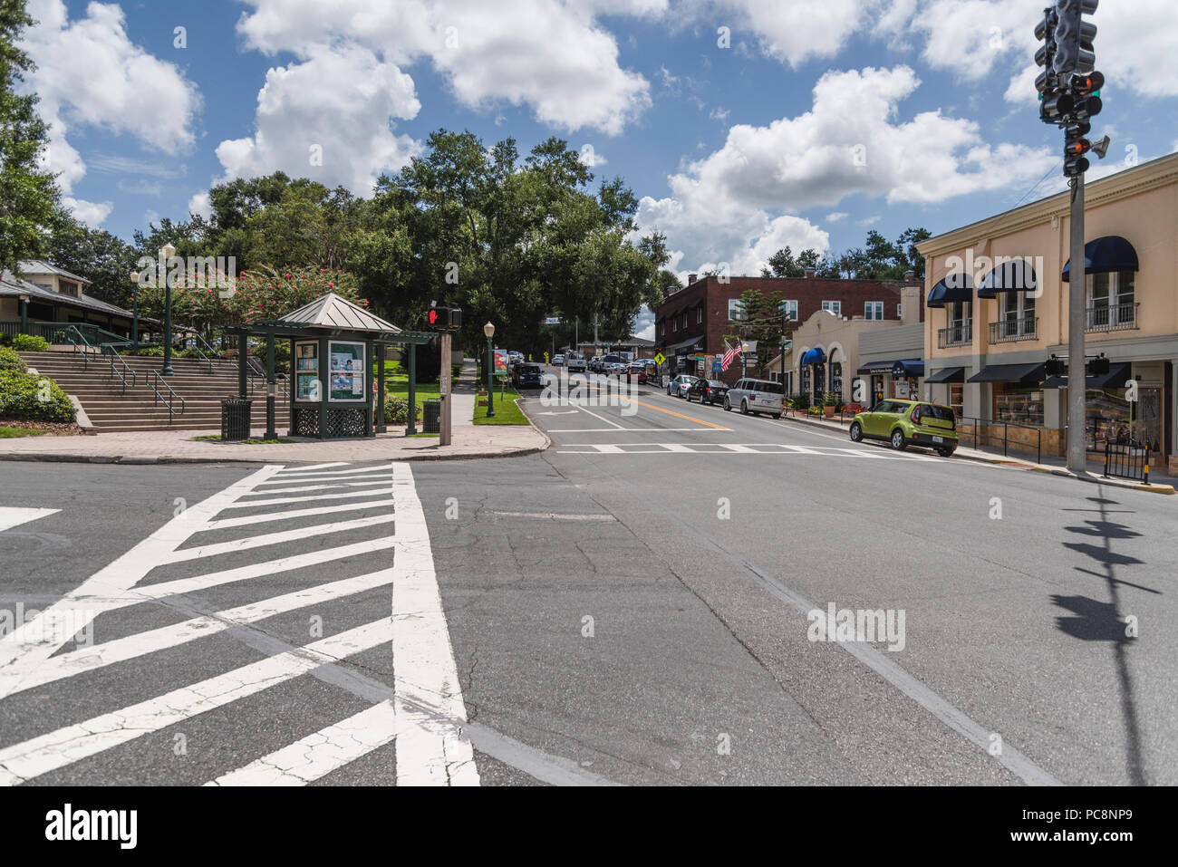 Mount Dora Florida City Streets Stock Photo Alamy