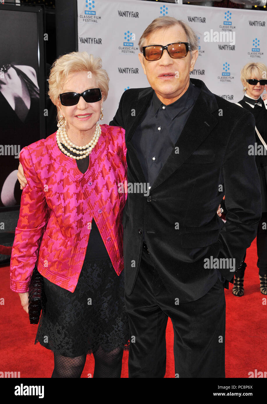 Patricia McCallum, Michael York   at the 40th Anniversary Restoration of CABARET at the Opening Night of the TCM Classic Film Festival.Patricia McCallum, Michael York -   ------------- Red Carpet Event, Vertical, USA, Film Industry, Celebrities,  Photography, Bestof, Arts Culture and Entertainment, Topix Celebrities fashion /  Vertical, Best of, Event in Hollywood Life - California,  Red Carpet and backstage, USA, Film Industry, Celebrities,  movie celebrities, TV celebrities, Music celebrities, Photography, Bestof, Arts Culture and Entertainment,  Topix, vertical,  family from from the year , Stock Photo