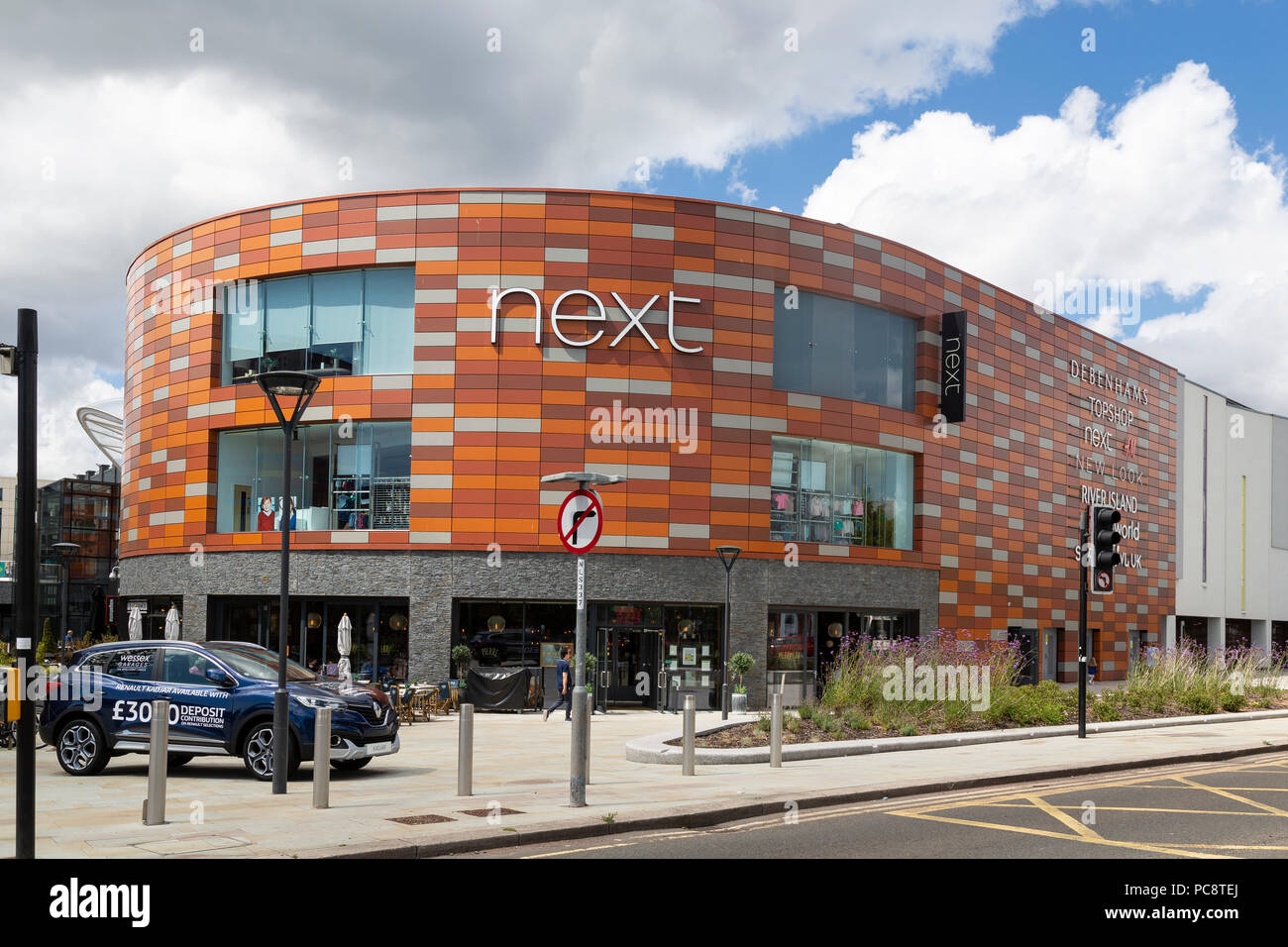 NEXT store on Friars Walk shopping centre, Newport, Monmouthshire (Gwent), Wales Stock Photo